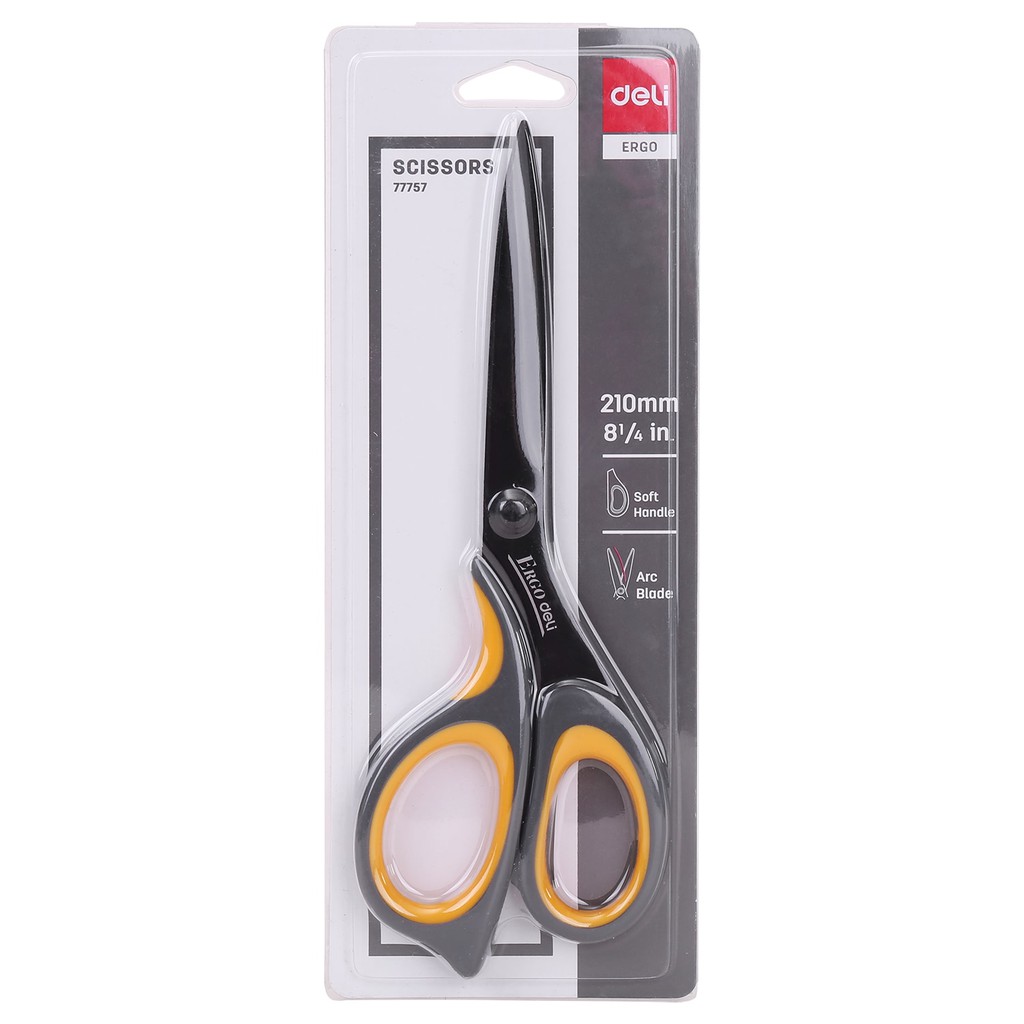 [HCM]Kéo  Văn Phòng DELI E77756(170mm) và E77758(210mm)sắc bénbền đẹptiện dụng