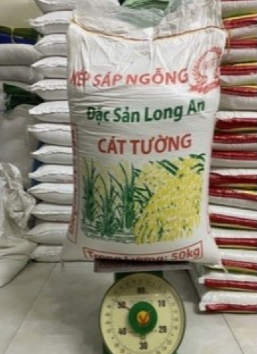 3Kg gạo nếp sáp dẻo.