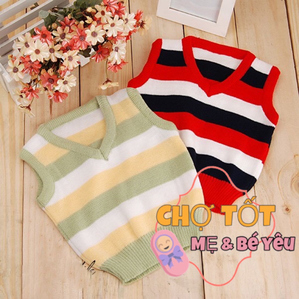 Combo 2 Áo Len Cho Bé Mặc Ấm (GILE, TAY DÀI)