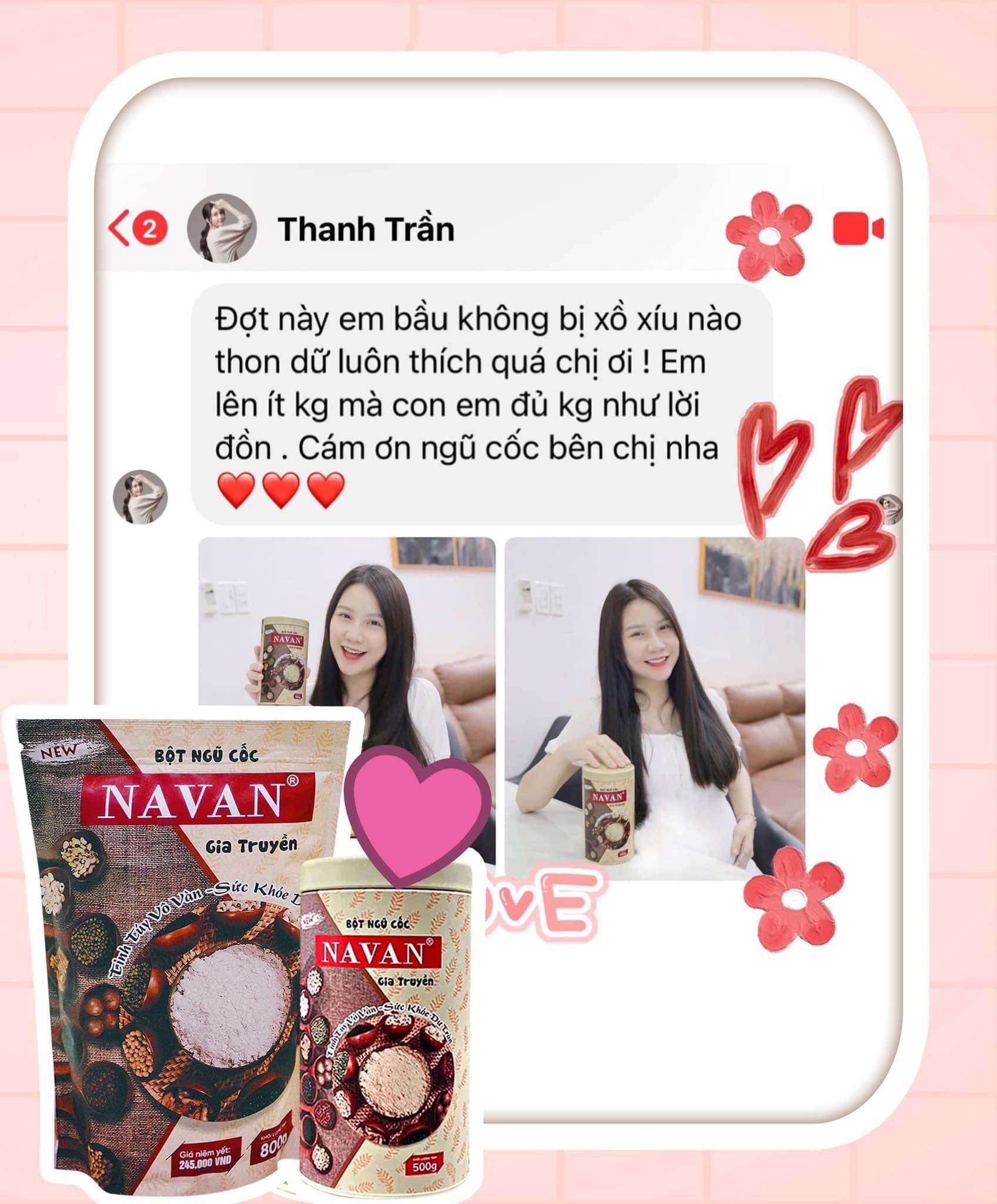 NGŨ CỐC NAVAN TÚI 800G (BỘT NGŨ CỐC PHA UỐNG)