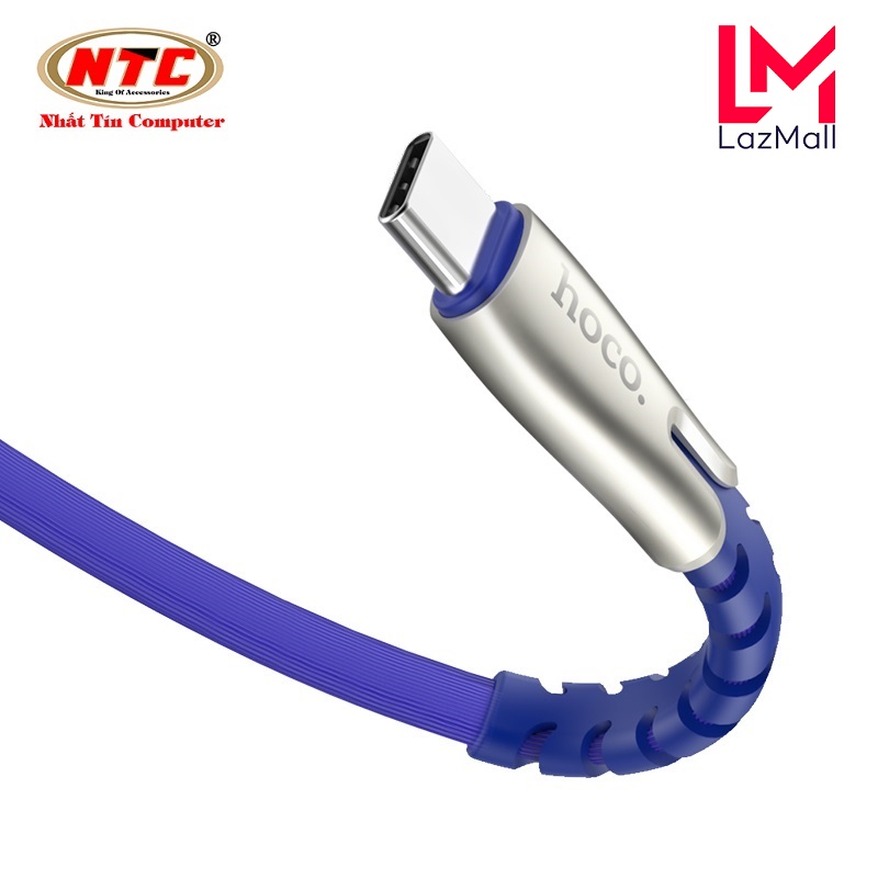 Cáp sạc nhanh và truyền dữ liệu hoco u58 core cổng type-c hỗ trợ qc3.0, max 3a, dài 1.2m - nhat tin authorised store