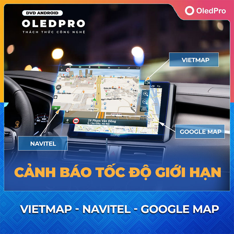 [Kho Hải Phòng] Màn hình Android OLEDPRO X4 9inch 10inch Cho Ô Tô Xe Hơi