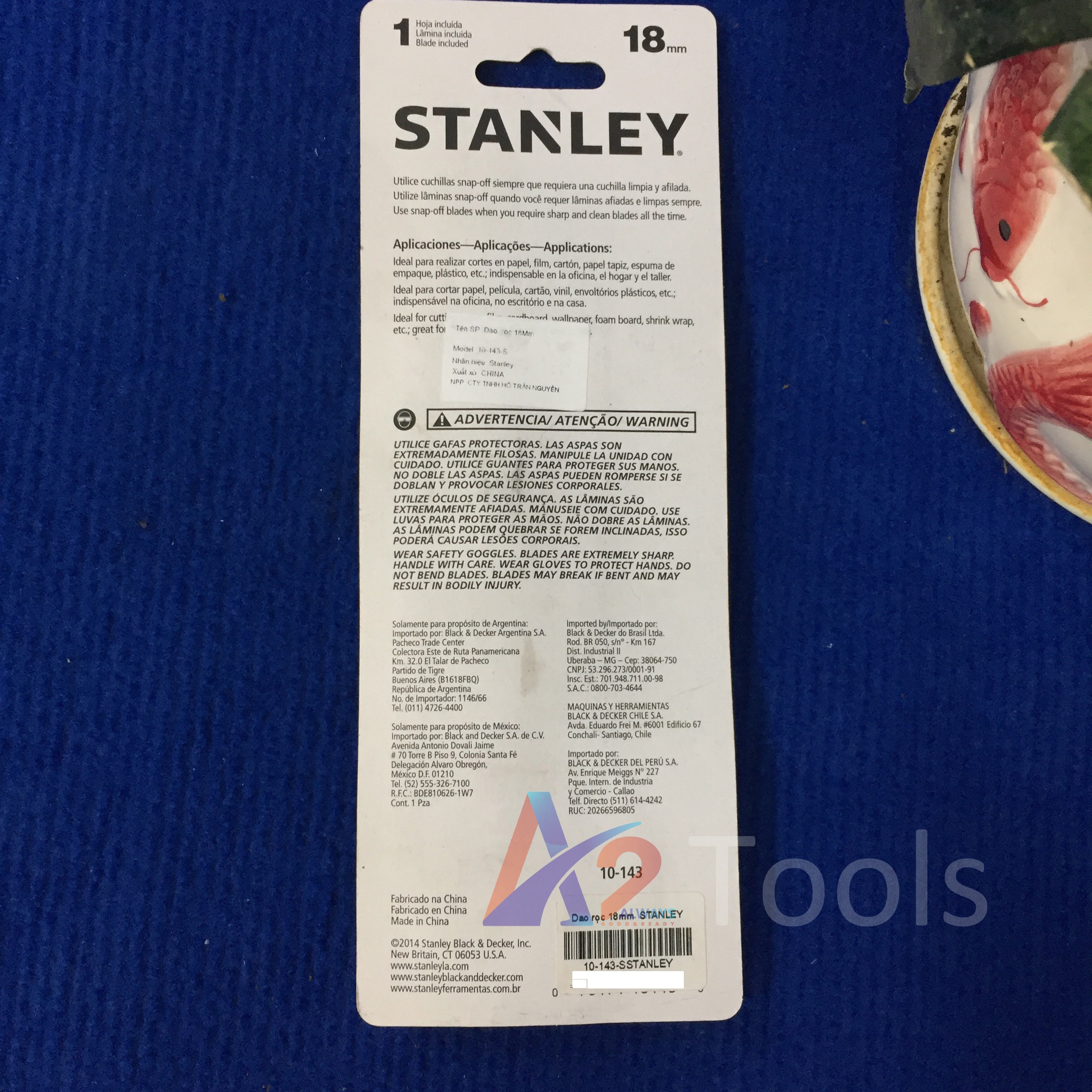 Dao rọc giấy 18mm Stanley 10-143-S
