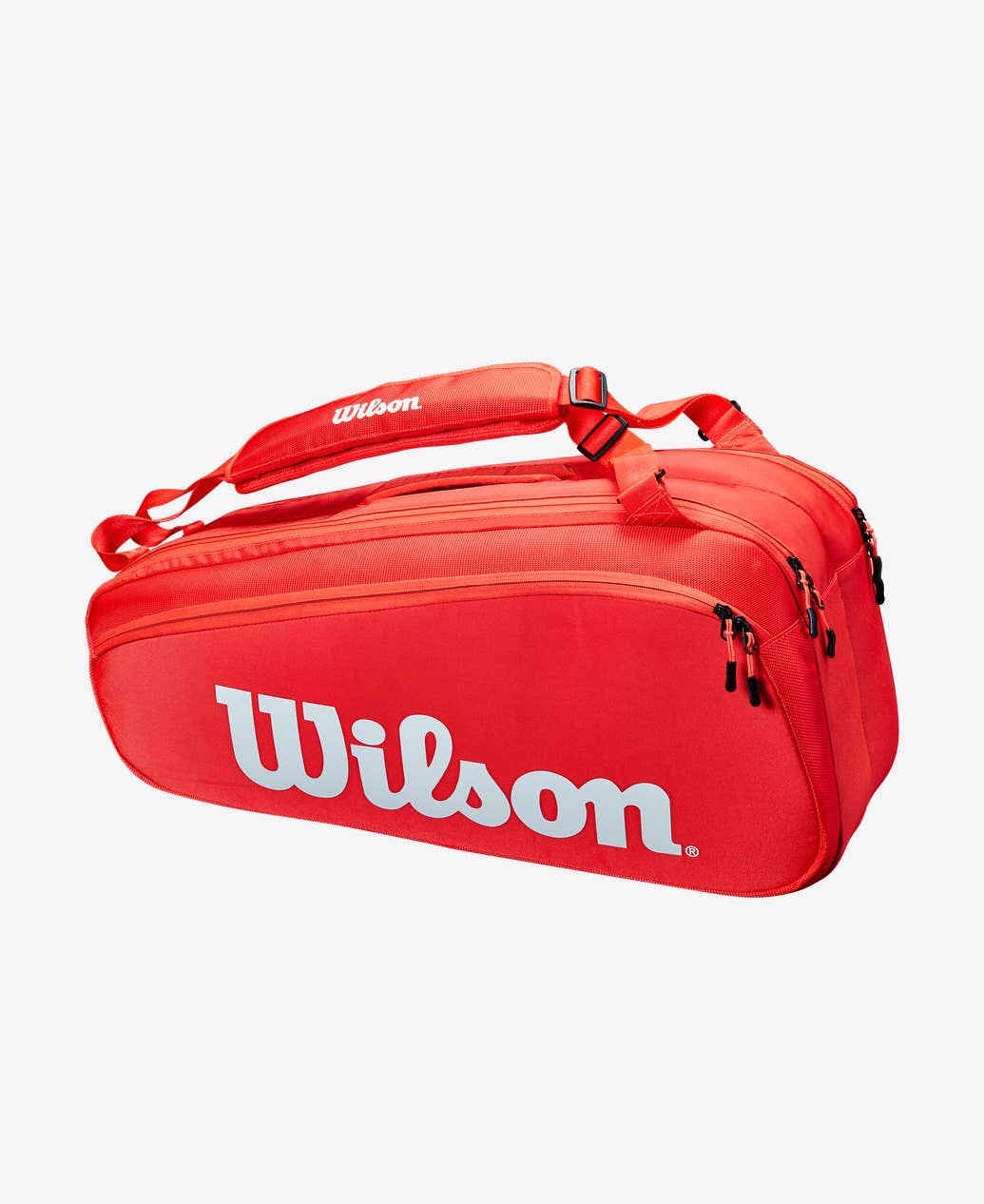 Bao vợt wilson super tour 2 ngăn tennis bag red