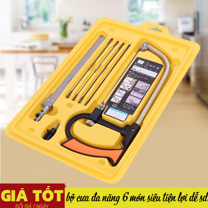 (Tặng thước dây) Bộ cưa đa năng 6 lưỡi tiện dụng (Vỉ cưa)-Cưa Lọng Cầm Tay.Mua Ngay Bộ Cưa Đa Năng 6 Lưỡi Tiện Dụng rất Tiện Lợi Khi Bạn Khi Di Chuyển Công Việc Củ Bạn ,Như Cắt Gỗ .Cành Cây.Vv…..Độ Bền Cao.Giá Cực Sốc