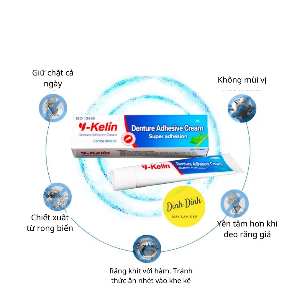 Keo Dán Răng Giả, Dán Hàm Răng Giả, Dính Cả Ngày 24h (tuýp 40g)