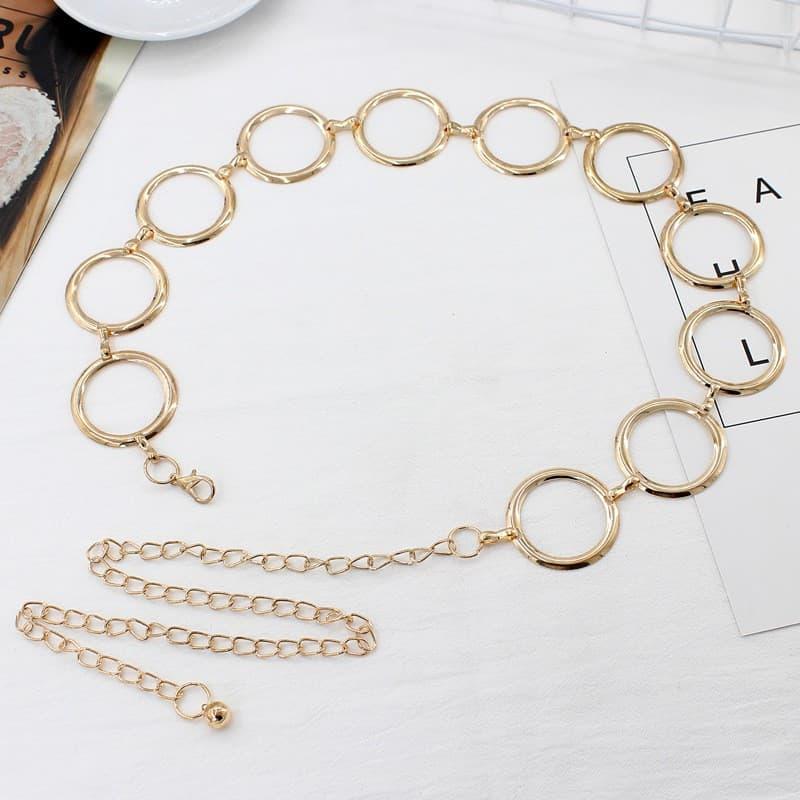 [HCM]Dây Thắt Lưng Bản Hình Tròn Vintage