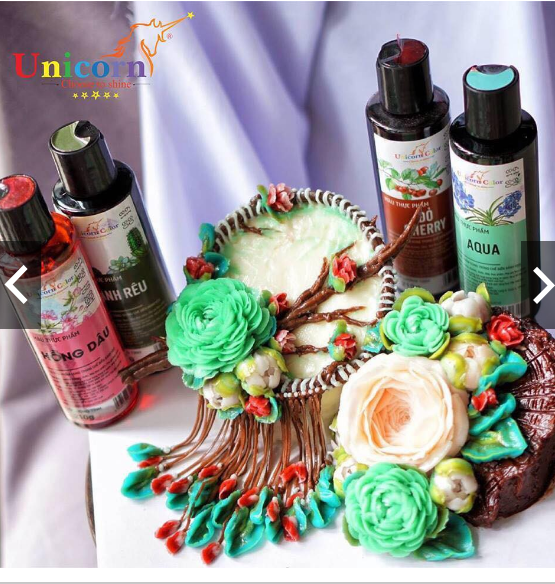 Unicorn Food Coloring 24 Bottle Colors (210g)