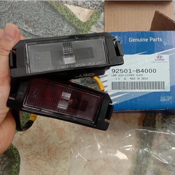 Đèn soi biển số chính hãng hyundai i10 grand 2013-2021 - phụ tùng xe cỏ, 92501b4000