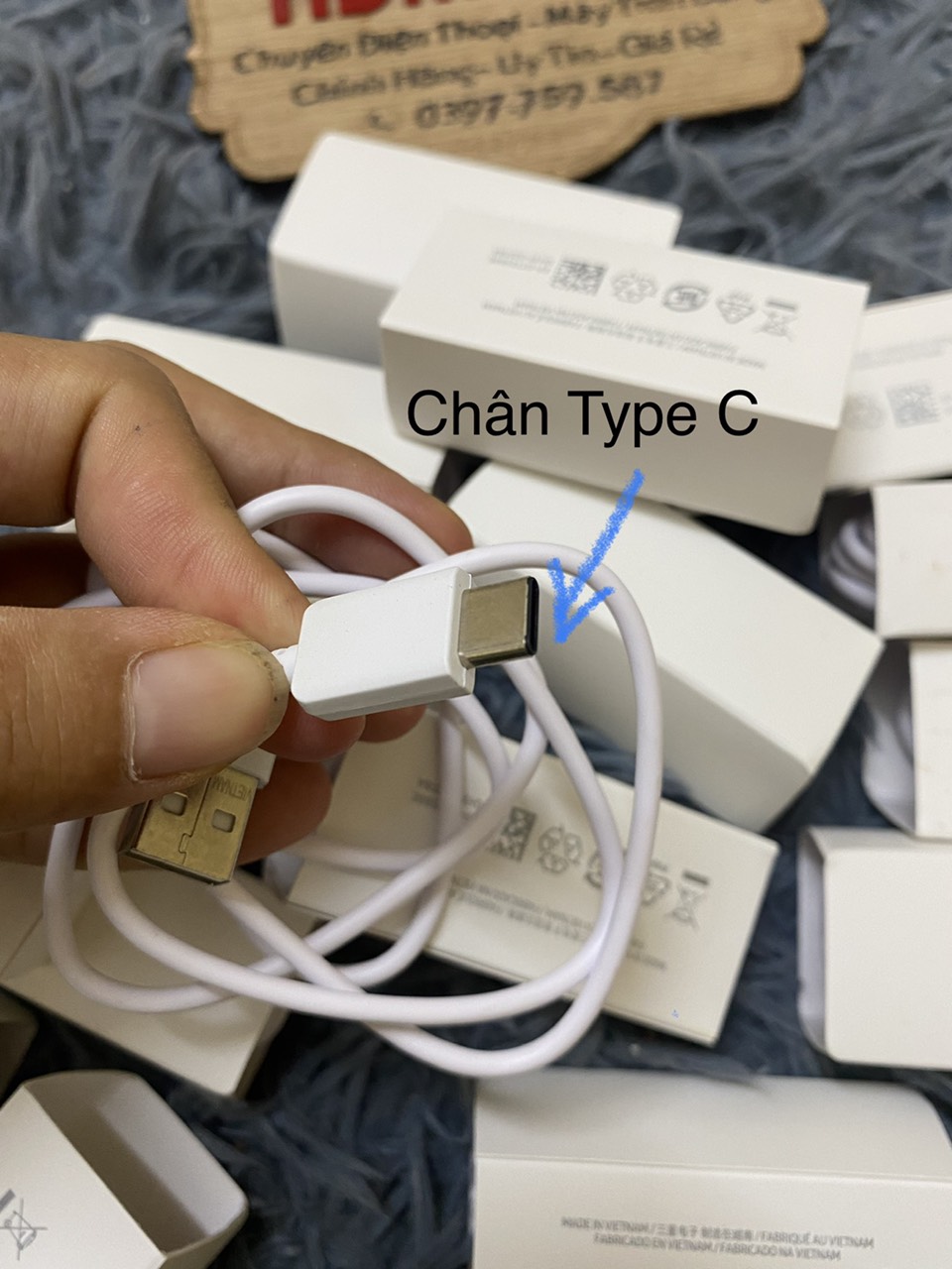 dây sạc Micro USB/ type C chính hãng Samsung