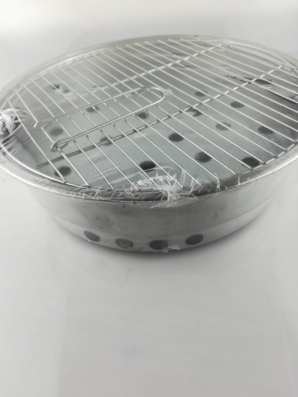Lò Nướng Than Inox Tròn -30cm