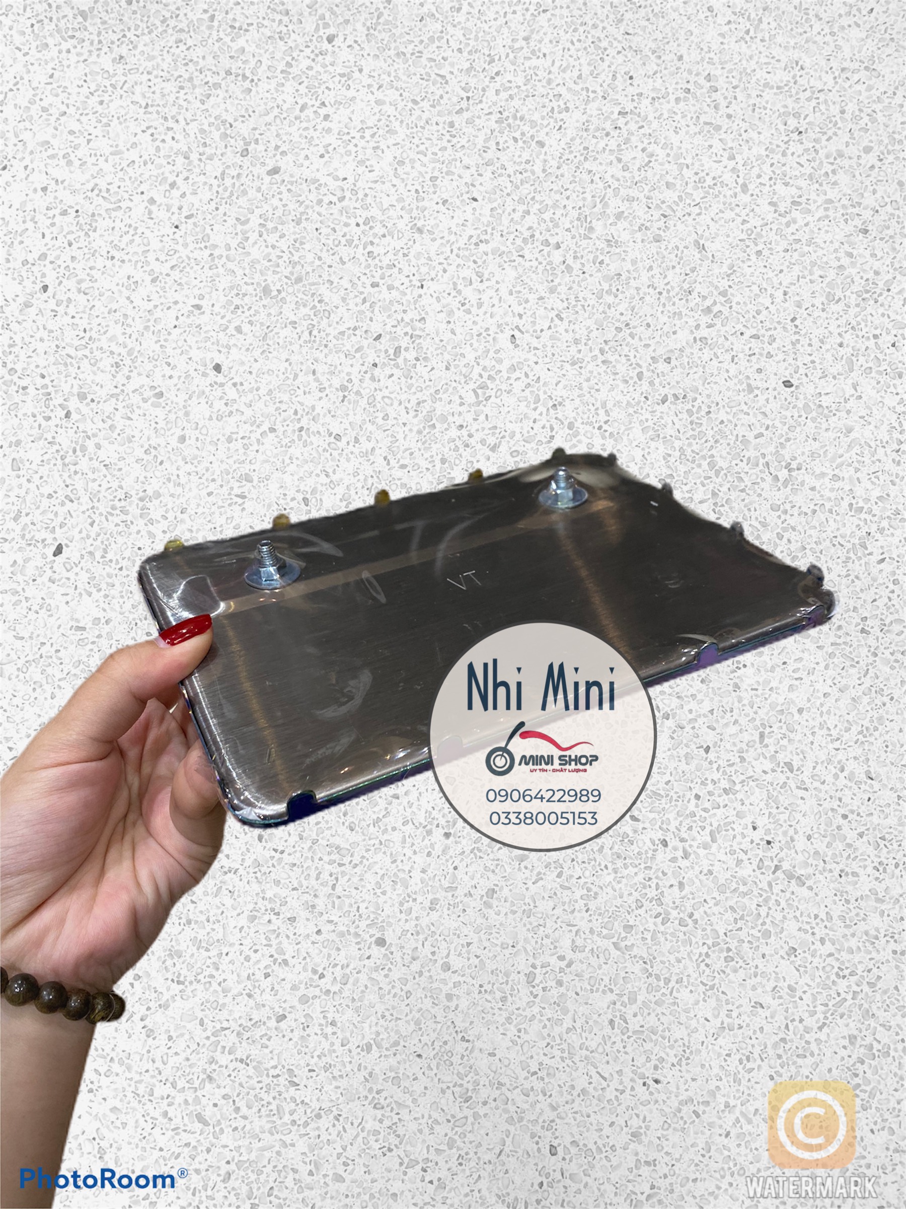 KHUNG BIỂN SỐ GÒ XE MÁY XI TITAN - MICA SIÊU BỀN