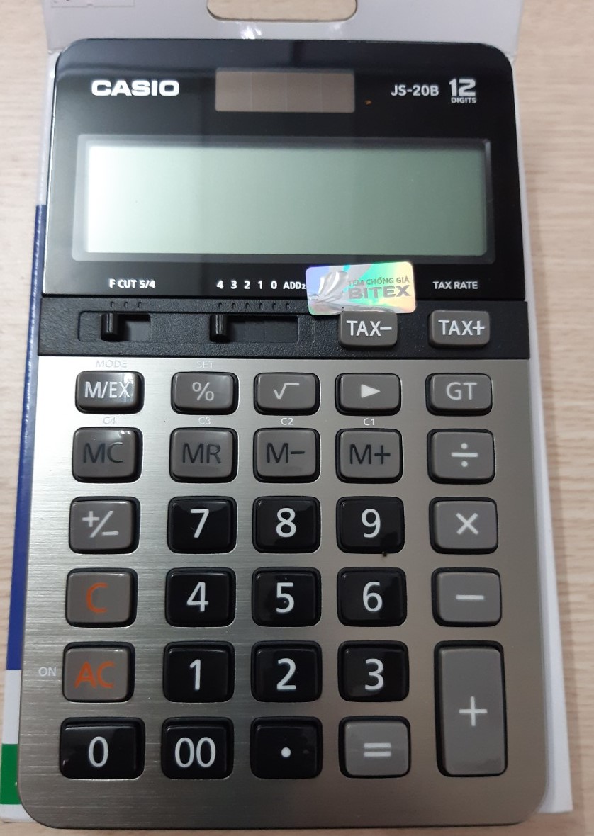[HÀNG CHÍNH HÃNG] CASIO™Máy Tính Hiệu Suất Cao 12 số JS 20B