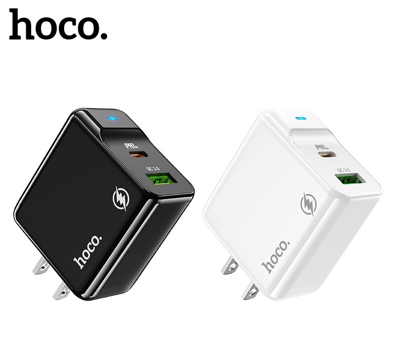 Cóc Sạc Nhanh Hoco *** HK27 PD20W + QC3.0