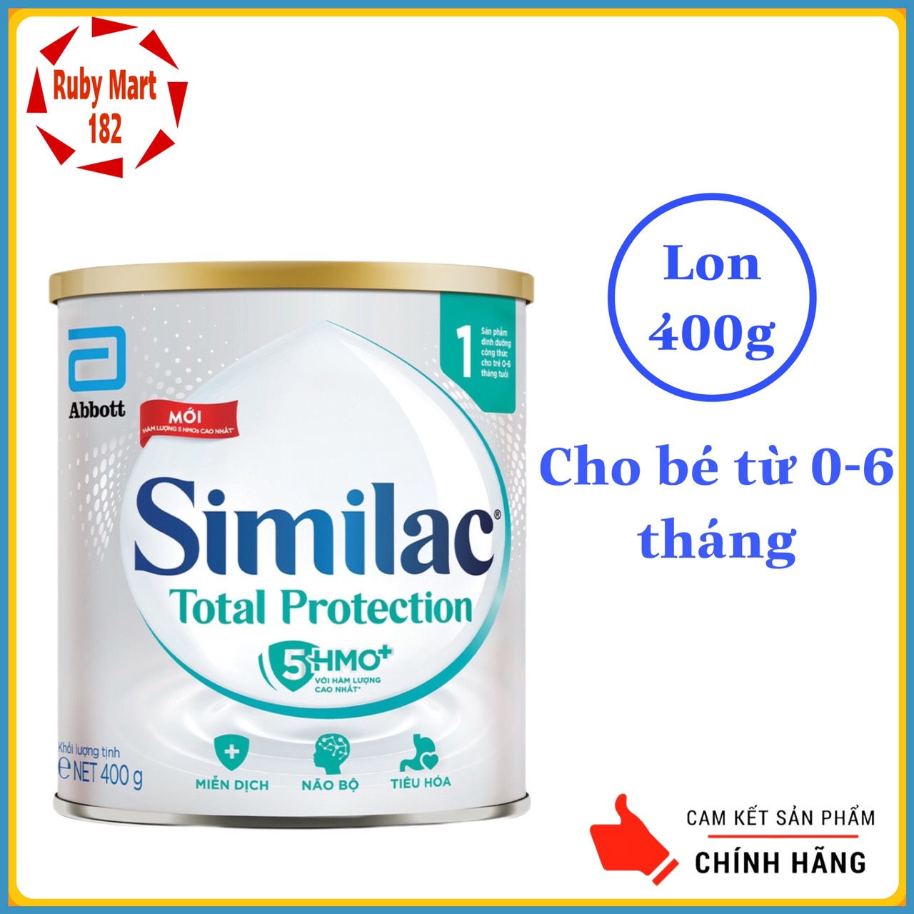 Sữa Similac Total Protection 1 (5 HMO+) 400g (0 - 6 tháng) giá tốt