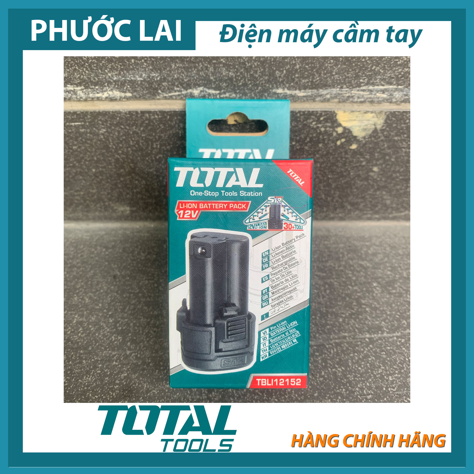 Pin 12V (Chính Hãng) TOTAL TBLI12152