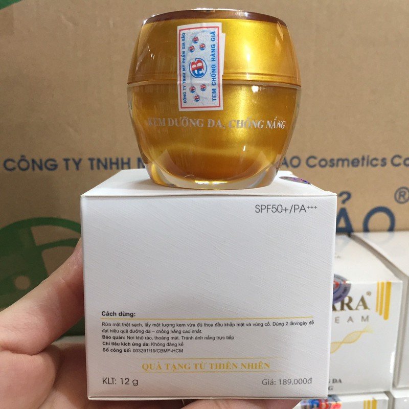 kem trắng da chống nắng zara 12g