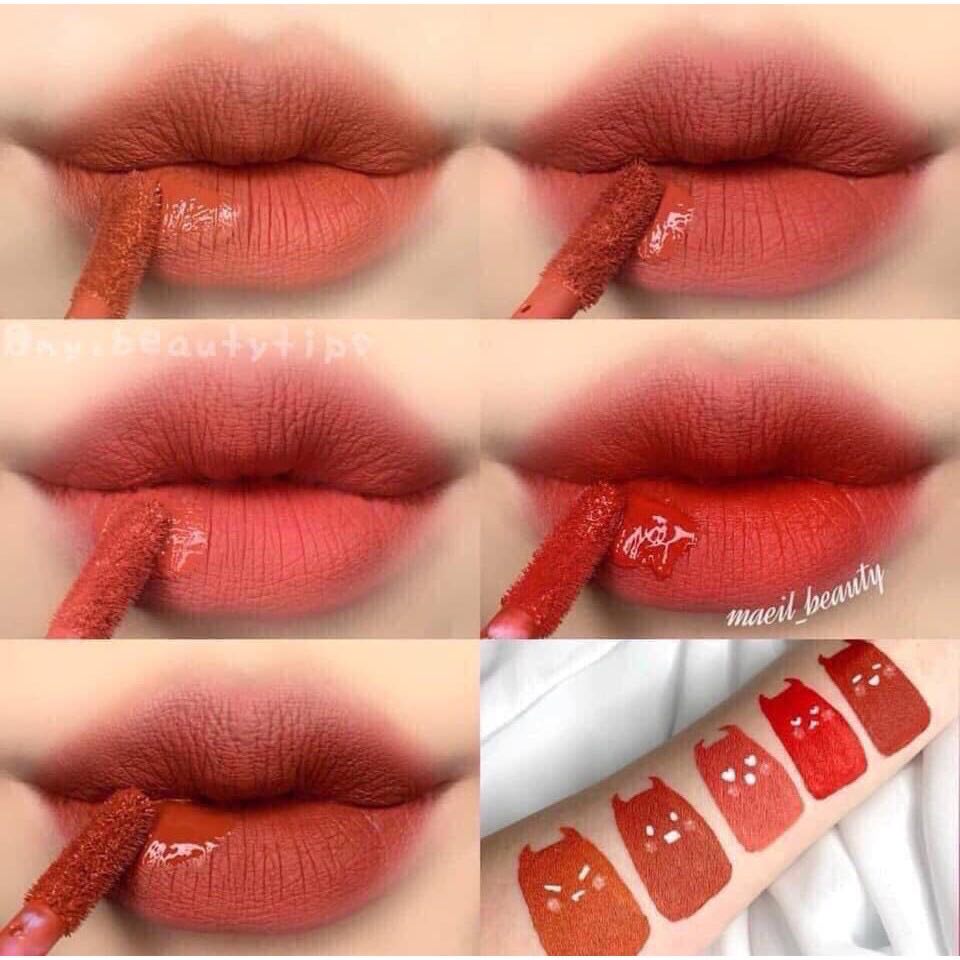 [ SẴN + BILL ] Son Kem Lì Mềm Mịn Môi Peripera Ink Matte Blur Tint.