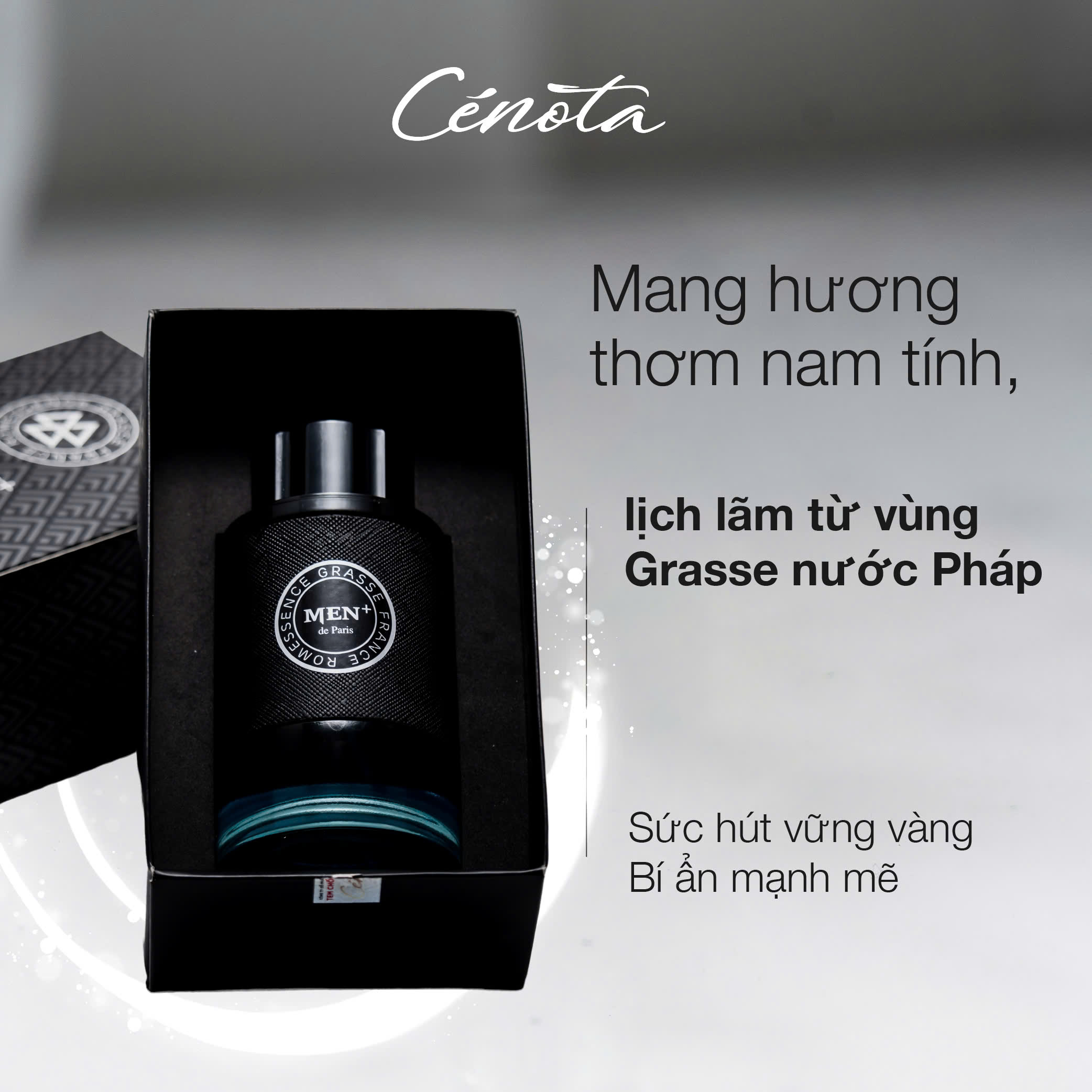 Nước hoa nam Cénota Men Plus 100ml, nước hoa nam tính quyến rũ