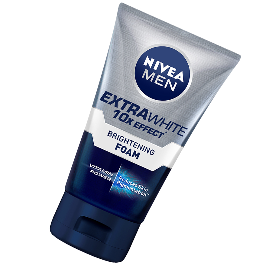 Bộ 2 Sữa Rửa Nivea Men Extra White Sáng Da (100g/tuýp)