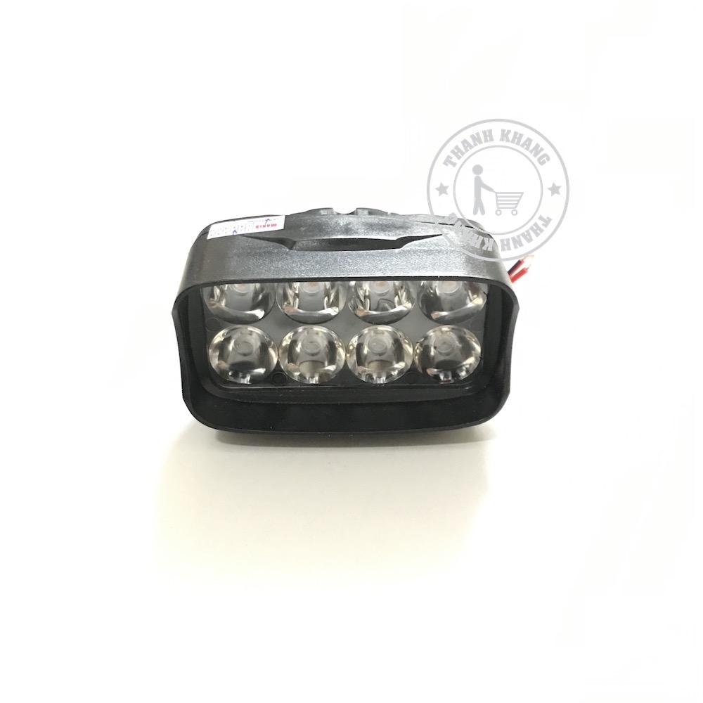 Đèn led trợ sáng 8 bóng thanh ngang gắn xe máy Thanh Khang 002000085 (Trắng)