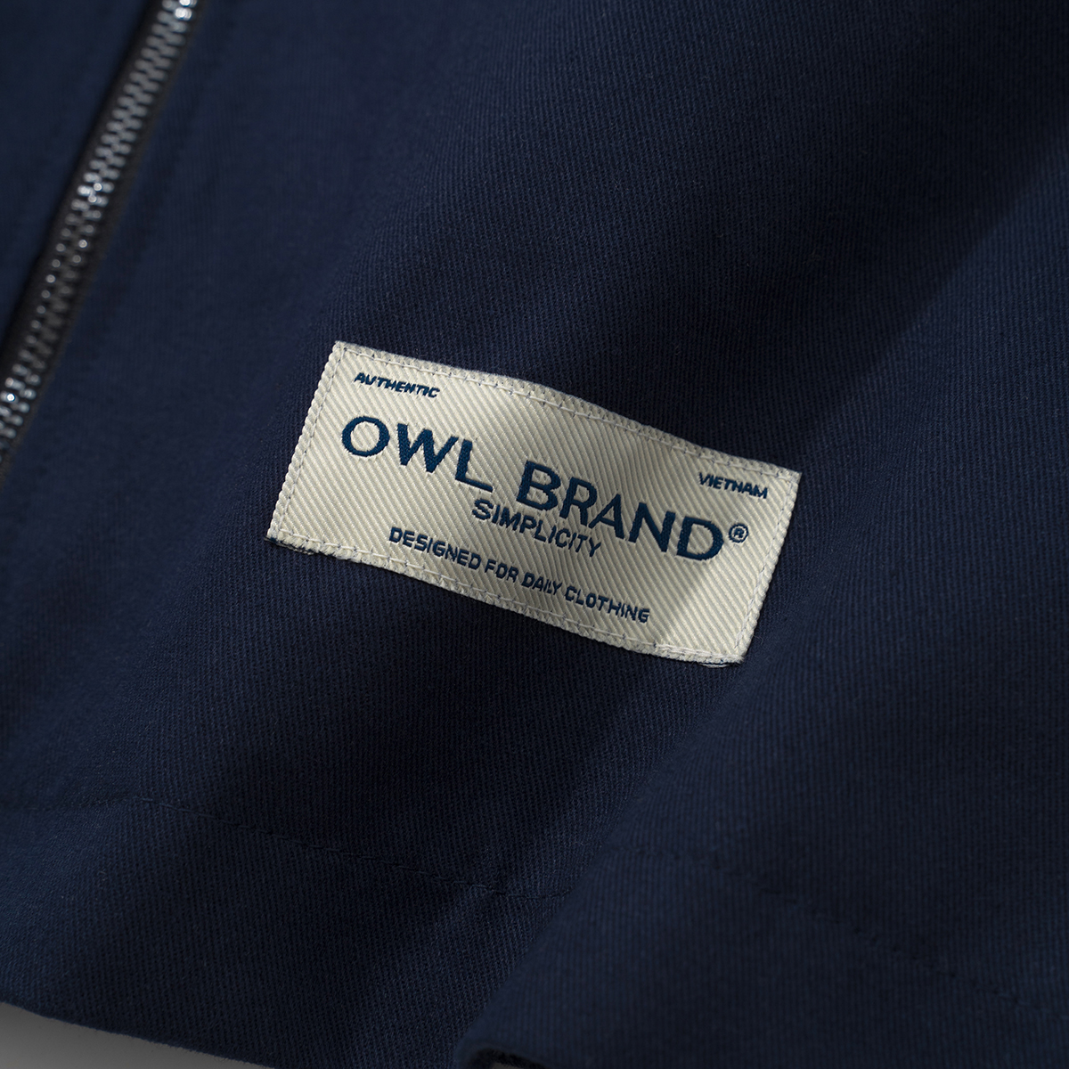 Áo khoác Owlbrand Kaki Simlicity/Navy