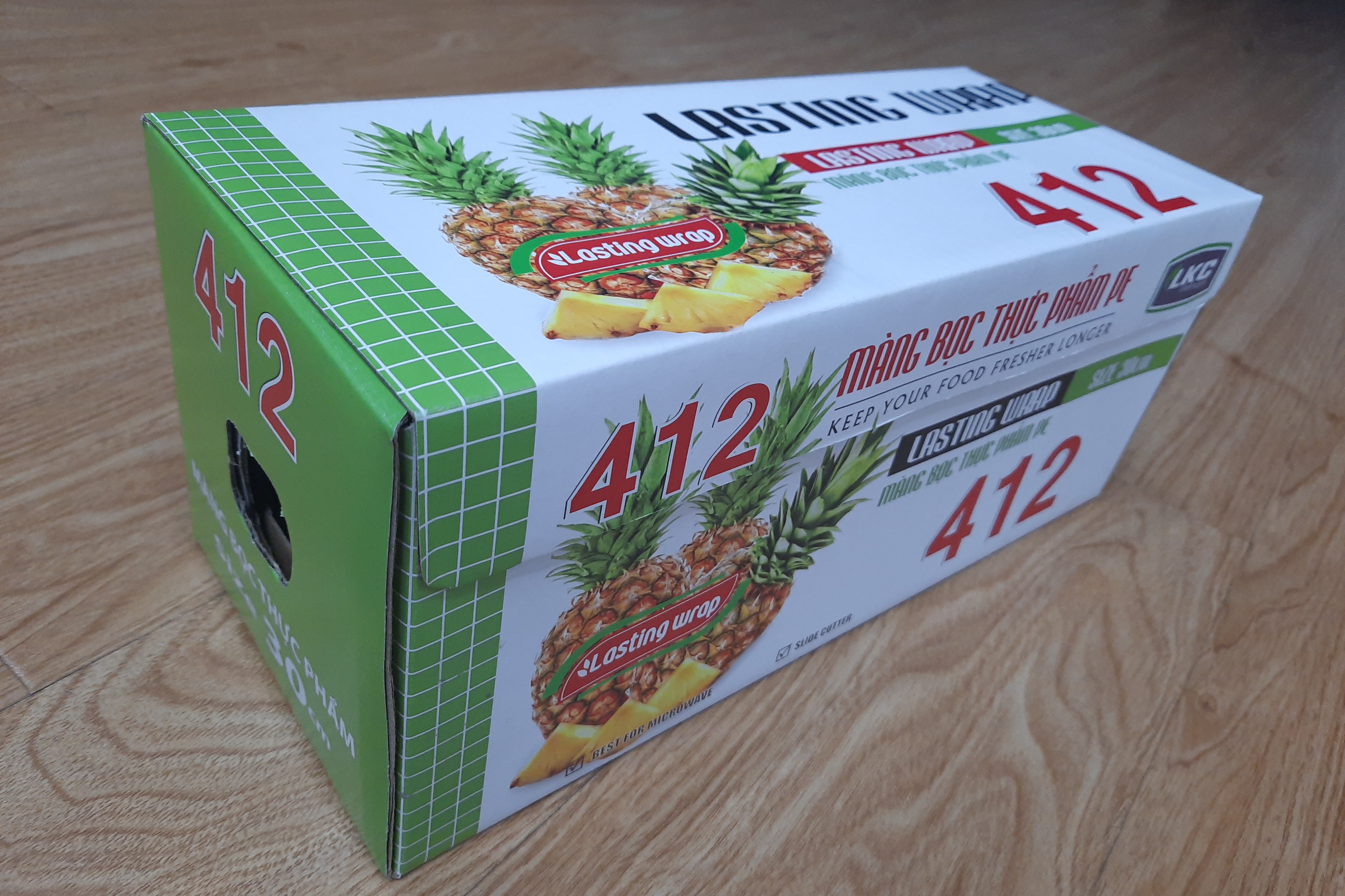 Màng bọc thực phẩm PE Lasting wrap 30cmx412(200m)