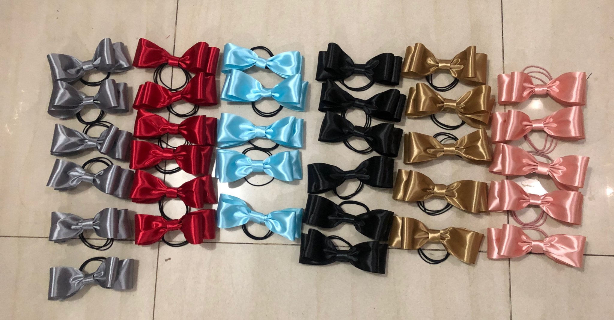 [HCM]Buộc tóc nơ xinh trơn. Có 6 màu