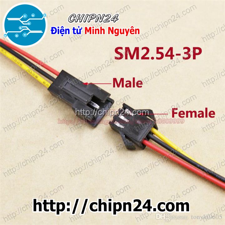 Dây khớp nối sm 2.54mm 3p 20cm