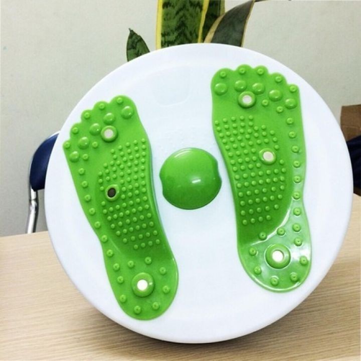 Đĩa Xoay Lắc Tập Eo 360 Độ, Bàn Xoay Tập Cơ Bụng Tại Nhà Cho Eo Thon, Dụng Cụ Tập Thể Dục Có Hạt Cao Su Massage Bàn Chân Cực Tốt