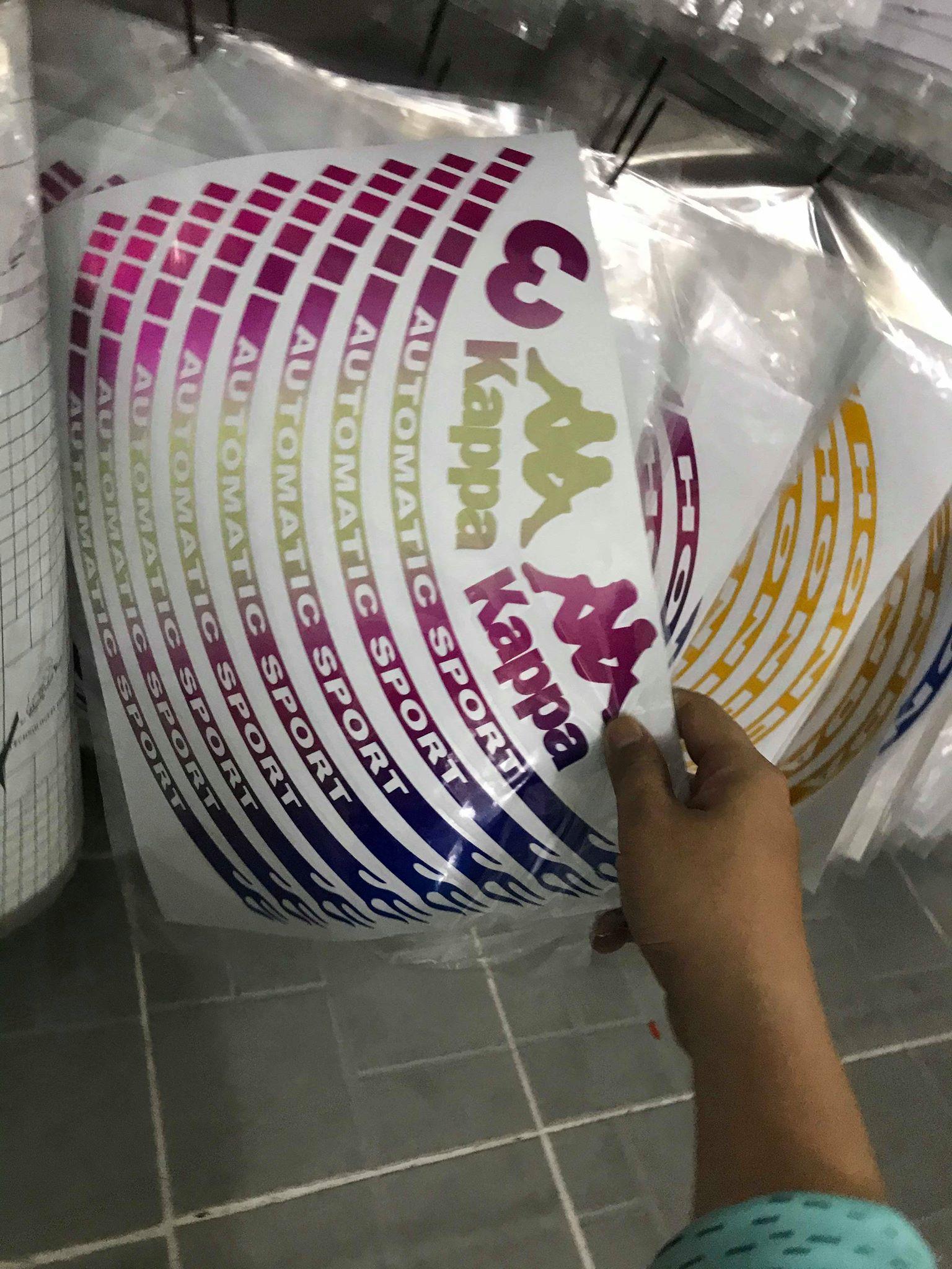 Tem dán vành ( mâm ) xe phản quan ( mọi xe )