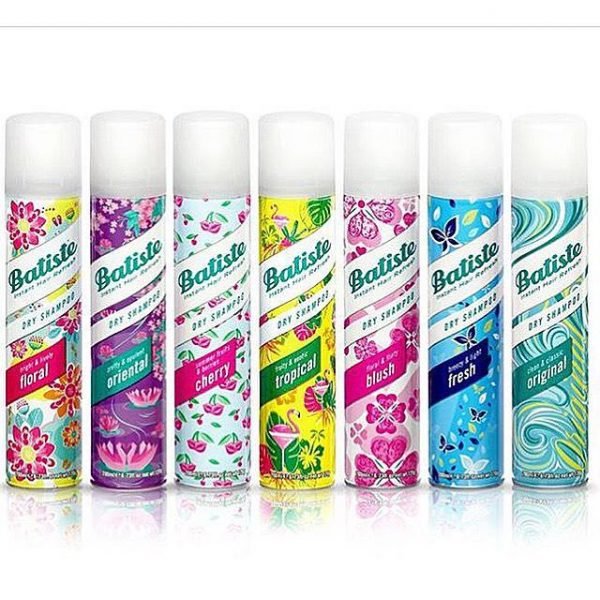Dầu gội khô batiste dry shampoo 200ml, dầu gội giúp hết ngứa, hết bết dính, tóc bồng bềnh tức thì