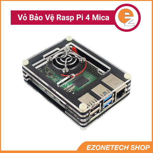 Bộ Tản Nhiệt Raspberry Pi 4 Có Sẵn Keo 3M