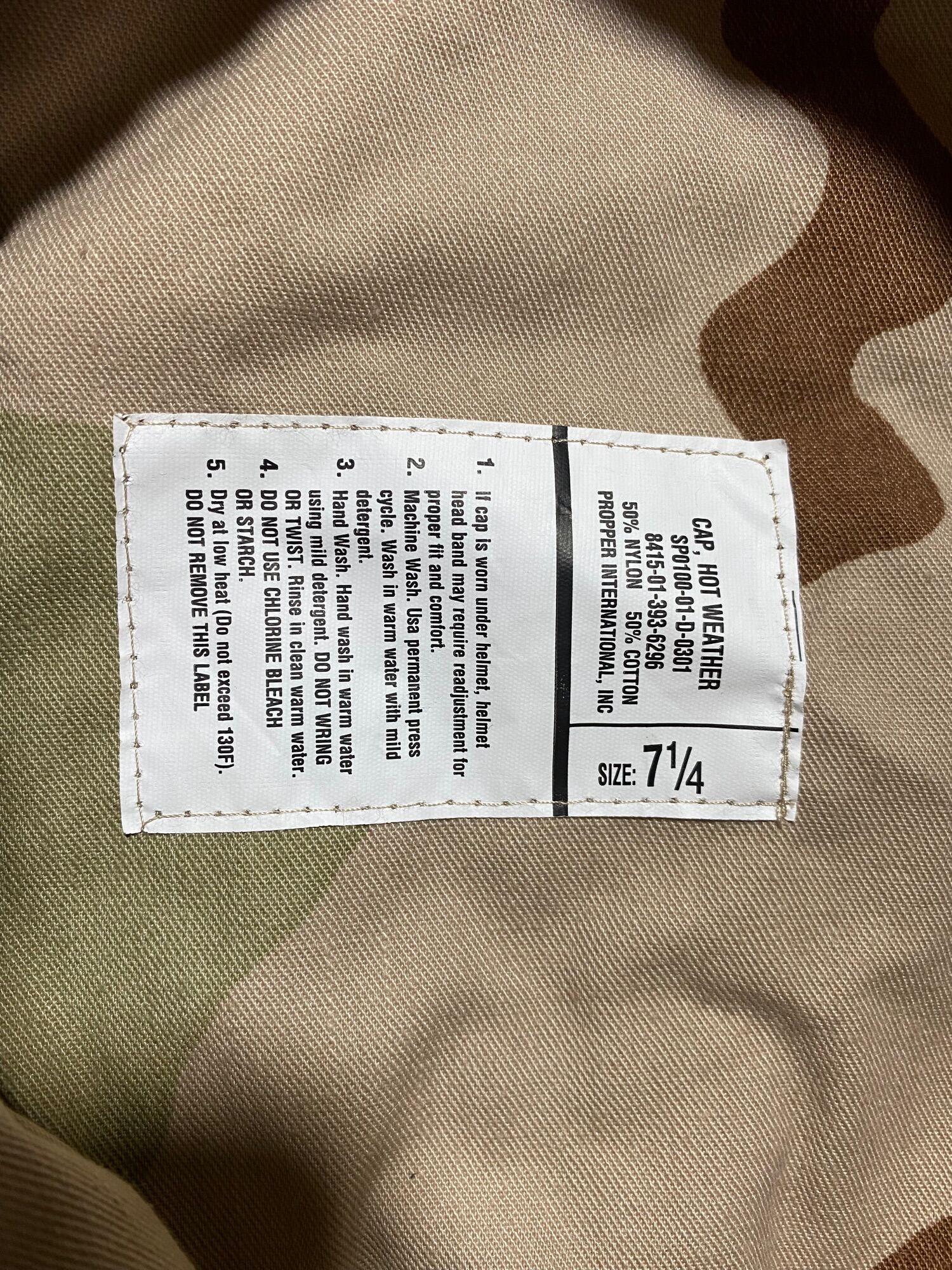 NÓN 3 CẠNH SA MẠC - USA
