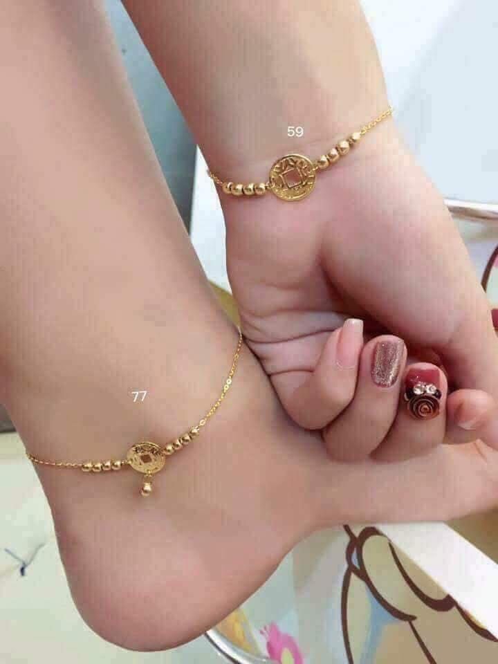 lắc tay kim tiền đồng xu