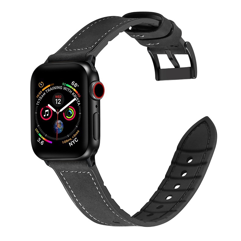 Dây da sáp dầu Vintage thay thế cho Apple watch