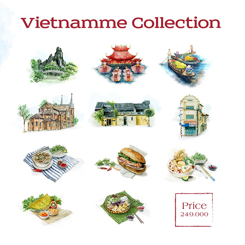 Combo túi Ziczac Design | Bún Đậu Mắm Tôm