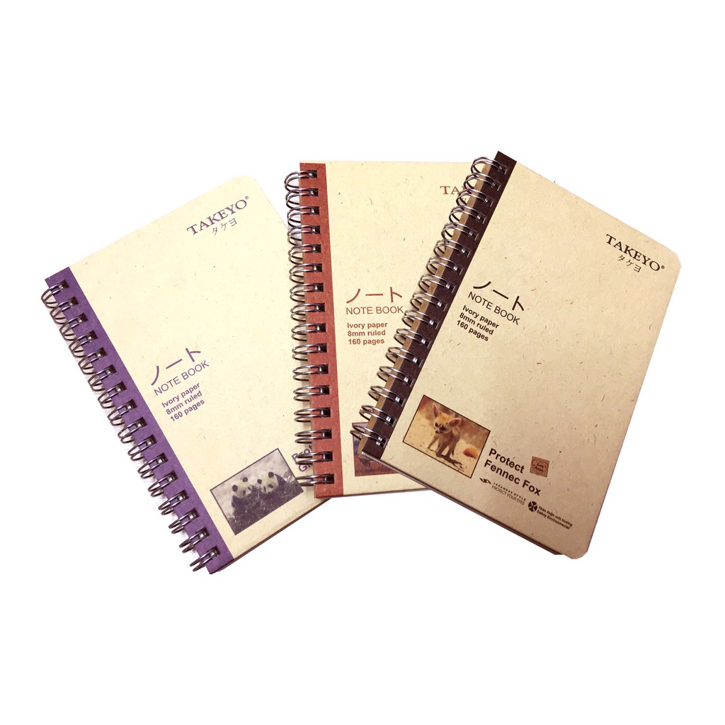 Sổ lò xo A5 Takeyo 160 trang