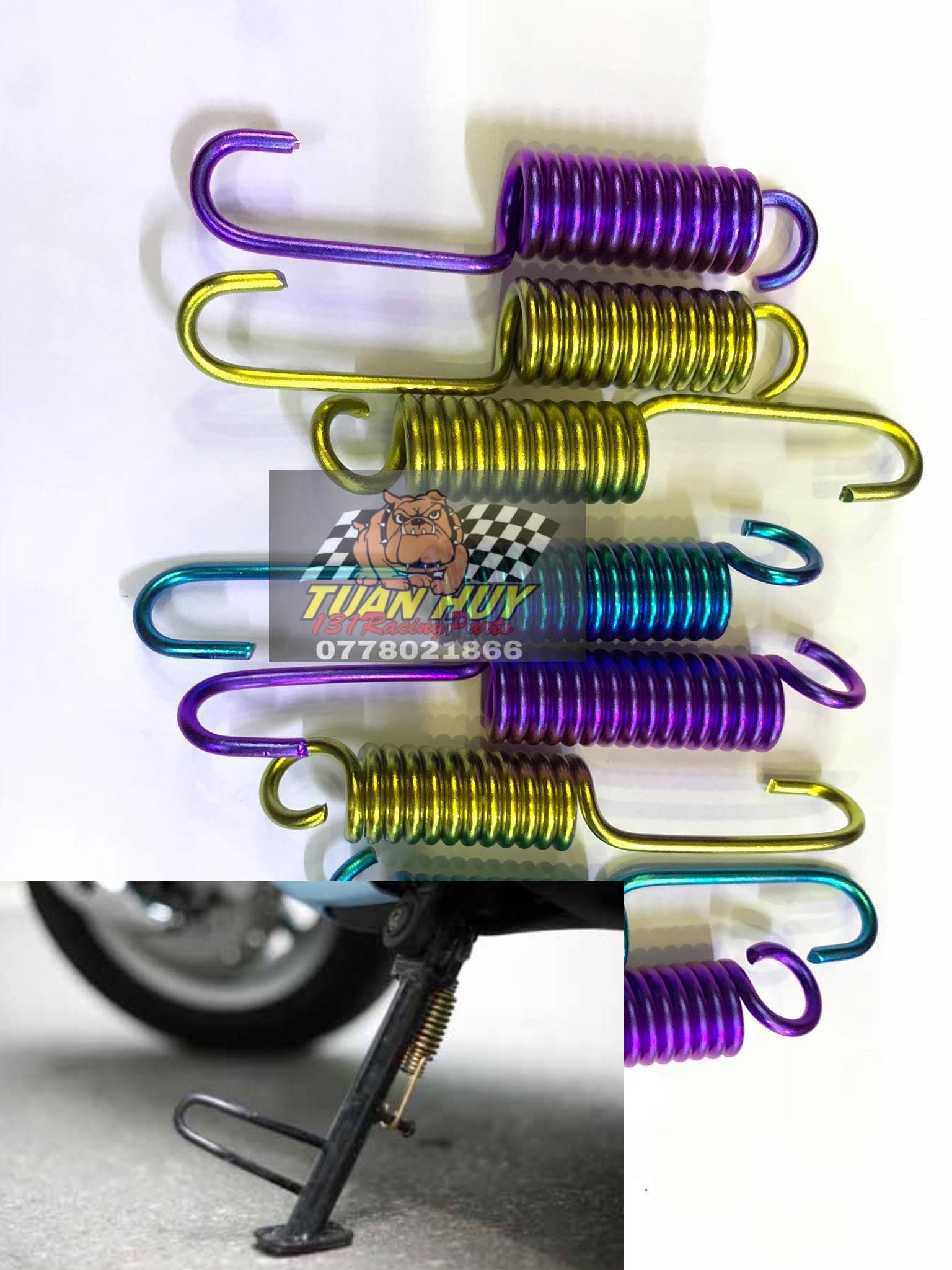 [HCM]Lò xo chân chống Titan Gr5 chống nghiêng xe tay ga  chống nghiêng xe số