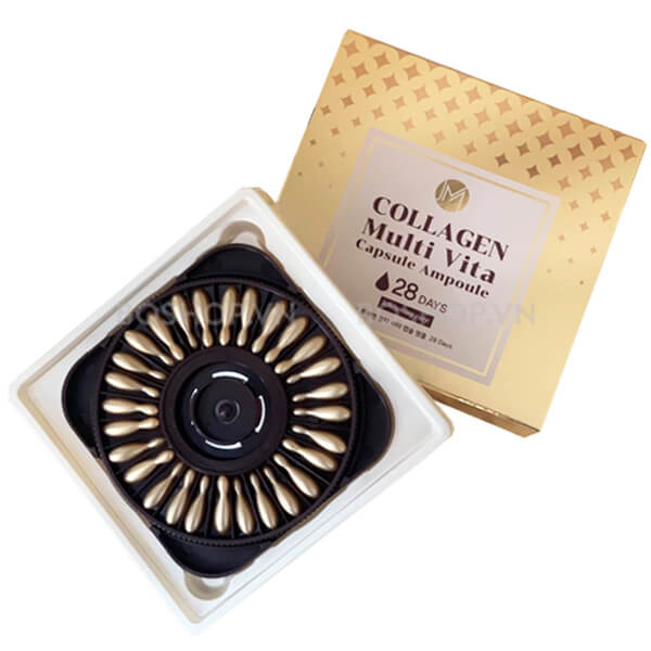 Viên collagen tươi Ammud hộp 28 viên Hàn Quốc