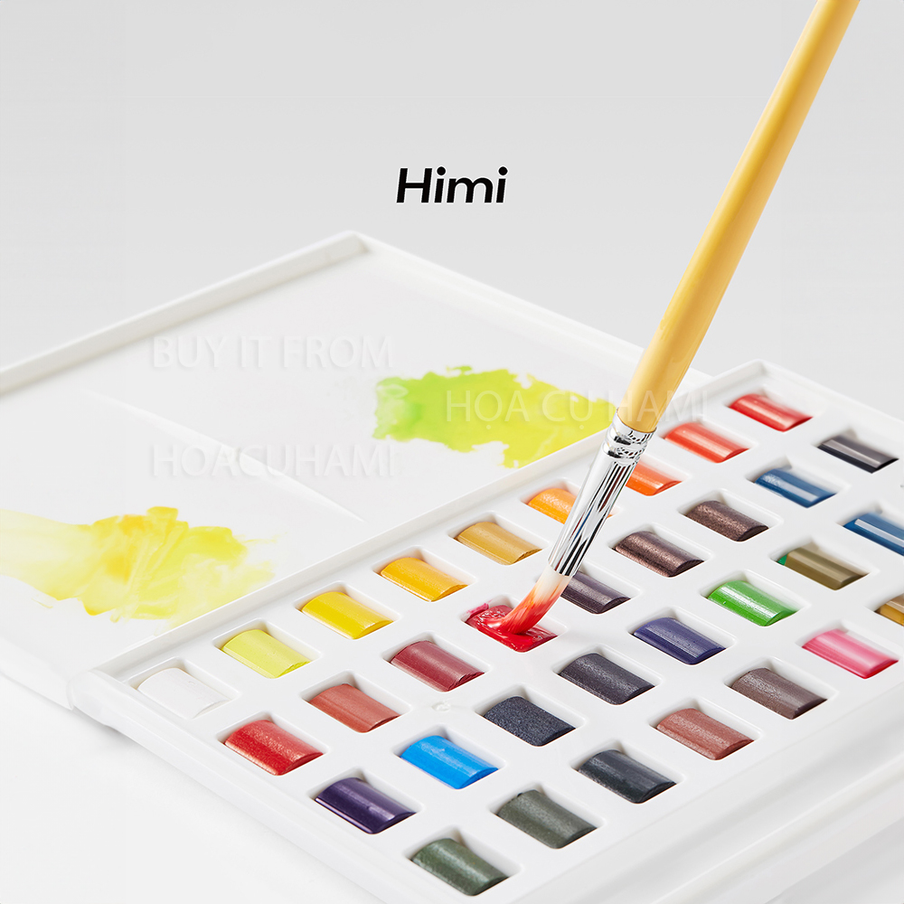 Màu Nước dạng Nén HIMI MIYA 24 / 36 màu