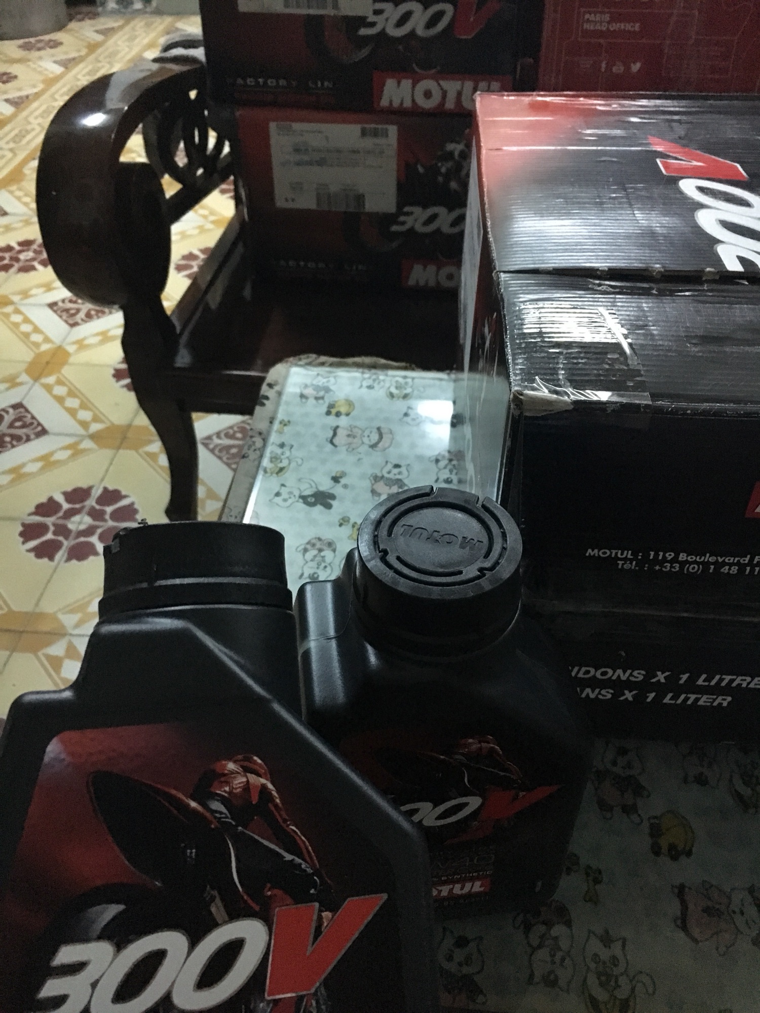 [HCM]Combo Motul 300v 10w40 3 lớp