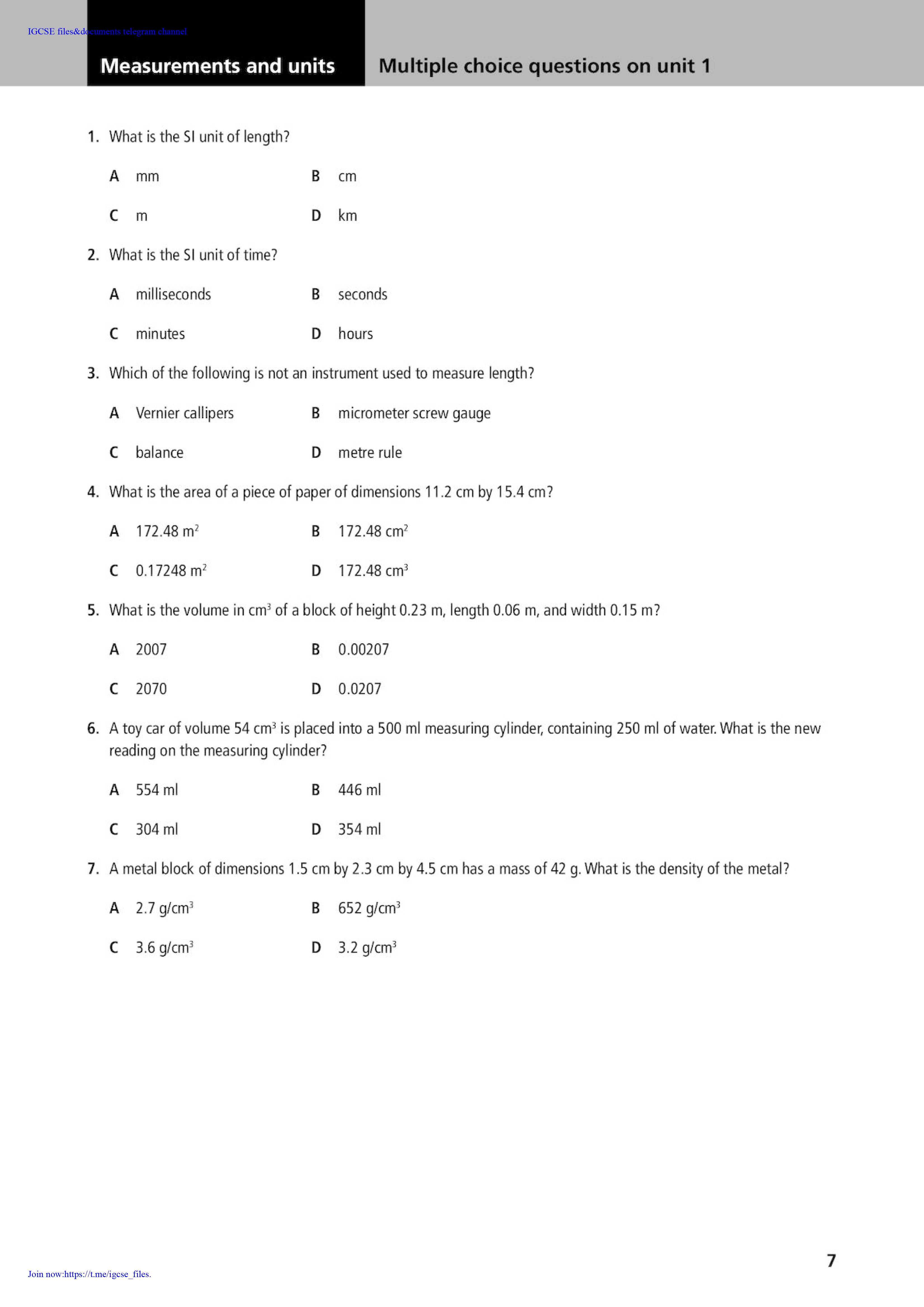 Complete Physics for Cambridge IGCSERG Workbook