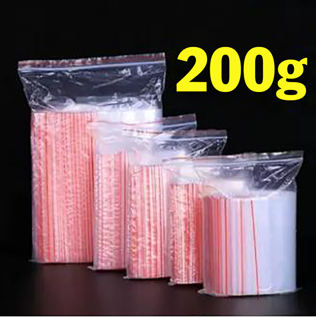 200g Túi Zipper đựng đồ thông dụng (tùy chọn size)