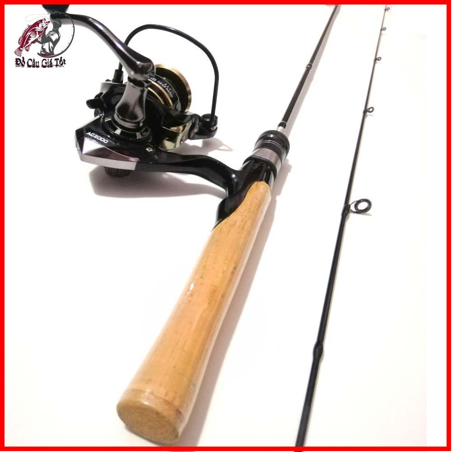 Combo Cần Câu Lure UL Máy Câu AC2000, Cần Câu Máy Chất Lượng