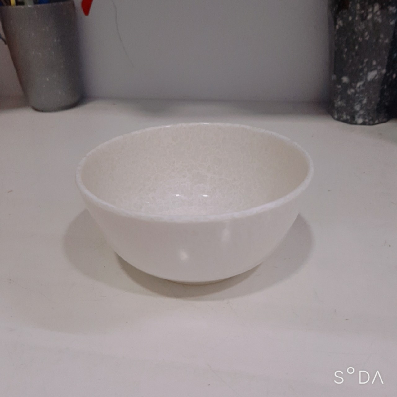 Chén Cơm CO02 melamine vân đá Kem Cao Cấp