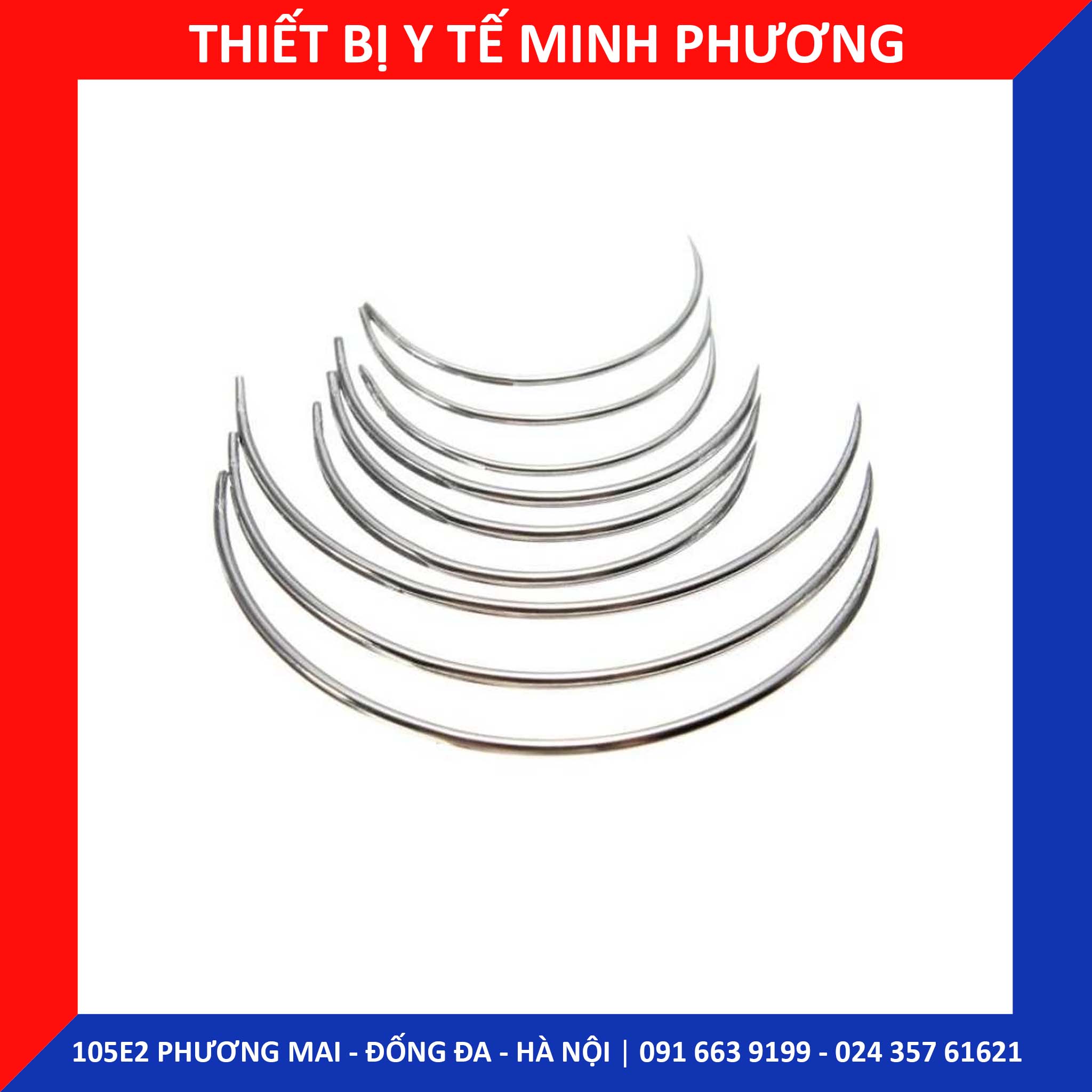 Set 10 kim khâu đầu tròn