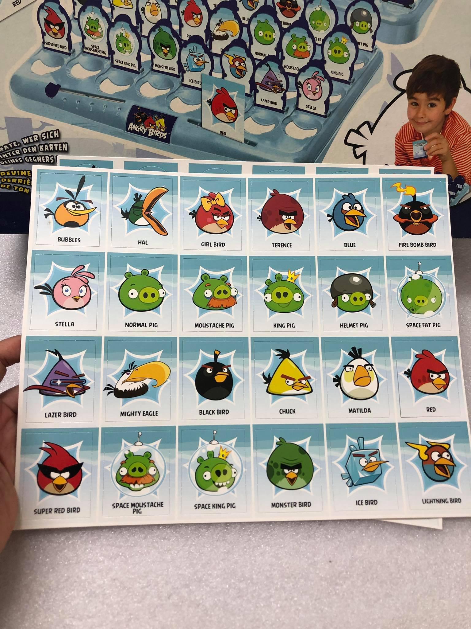 Angry Birds Guessing Game