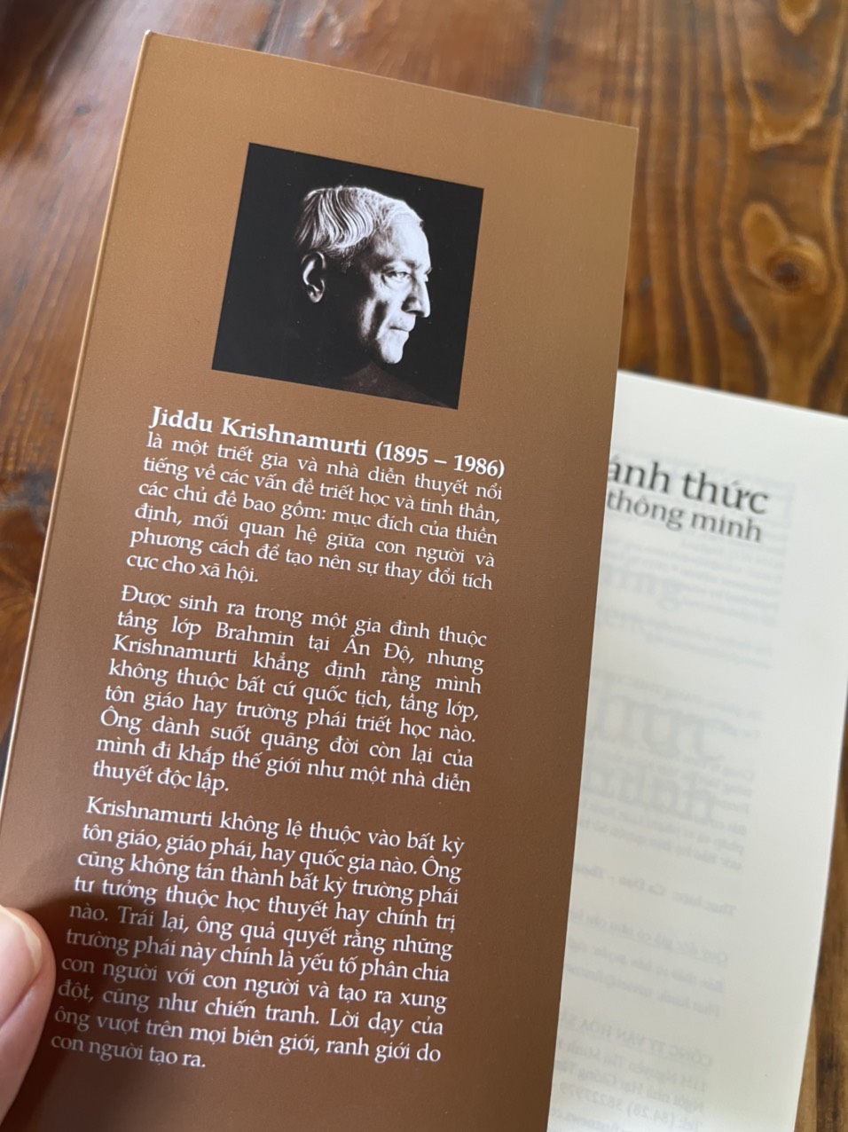 Sách - Đánh Thức Trí Thông Minh - J. Krishnamurti (FN)