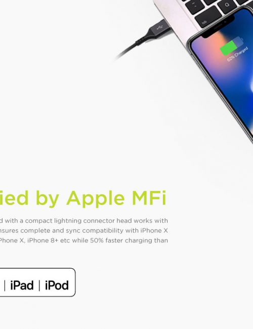 Cáp InnoStyle Duraflex 1.5M USB-C TO LIGHTNING MFI Ihone/I-pad...